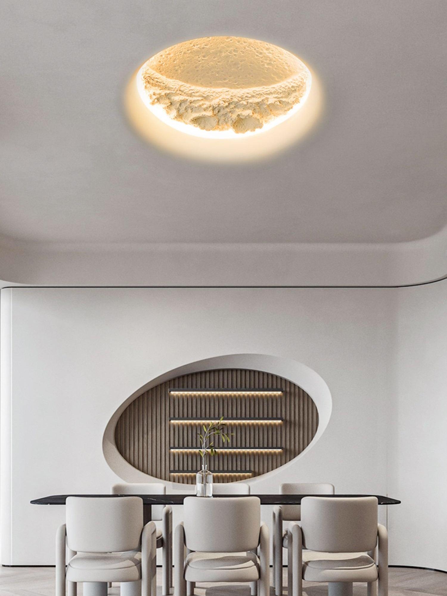 Gypsum Moon Wall Lamp - Lamp Outdoor