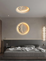 Gypsum Moon Wall Lamp - Lamp Outdoor