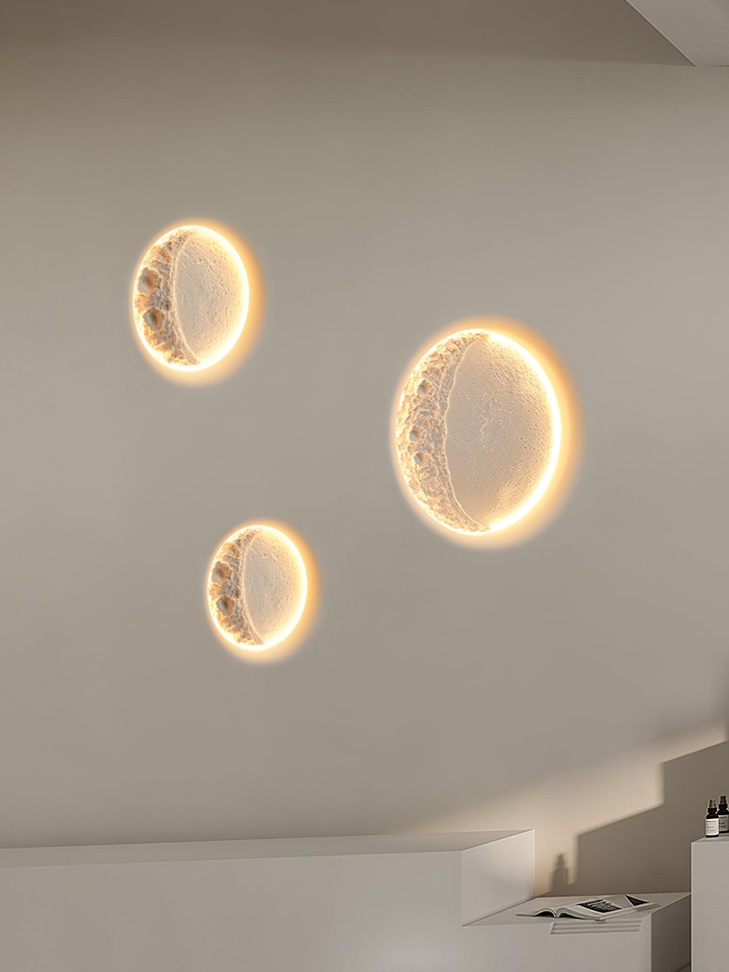 Gypsum Moon Wall Lamp - Lamp Outdoor