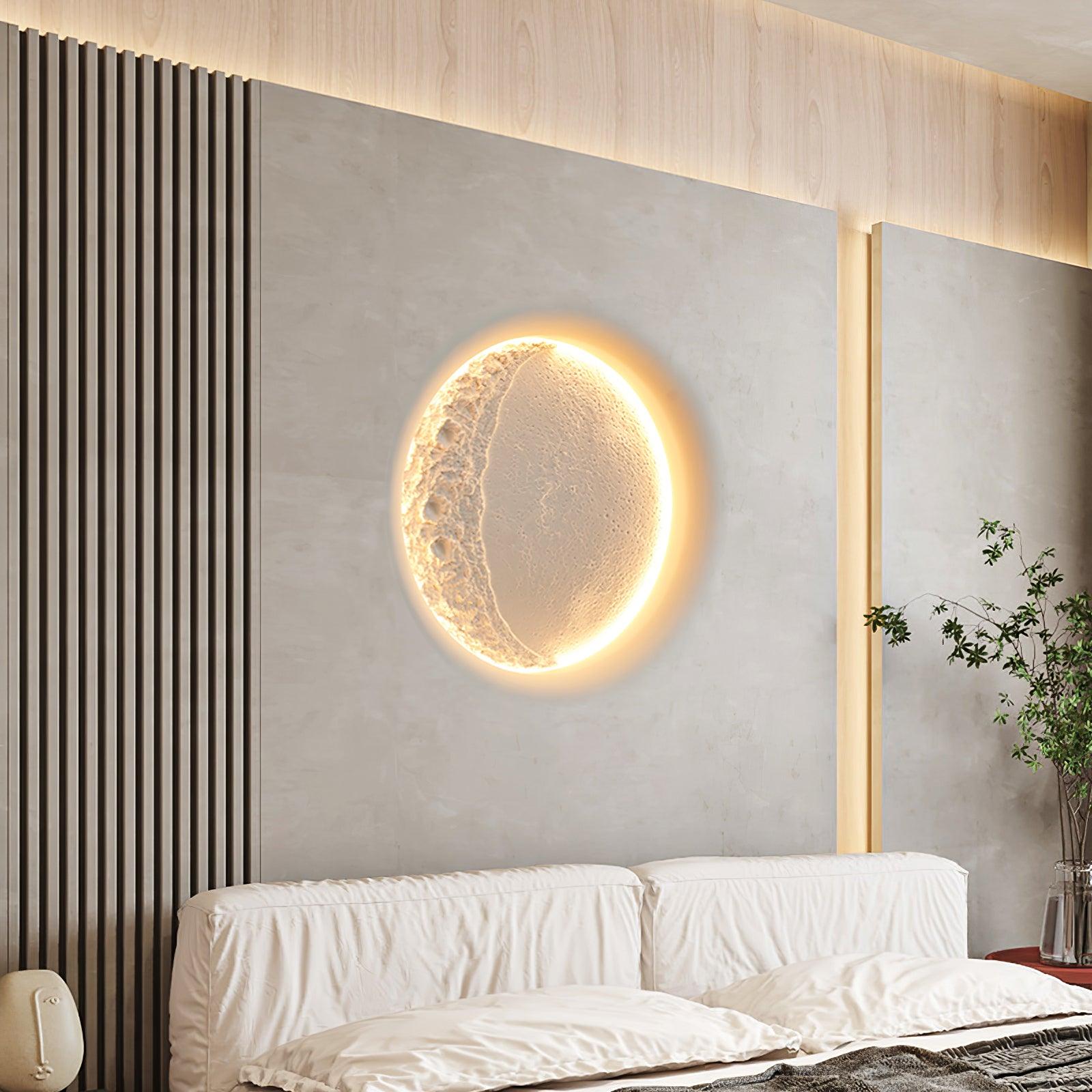 Gypsum Moon Wall Lamp - Lamp Outdoor