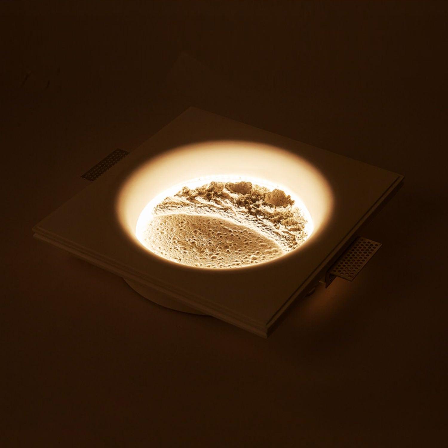 Gypsum Moon Wall Lamp - Lamp Outdoor