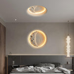 Gypsum Moon Wall Lamp - Lamp Outdoor