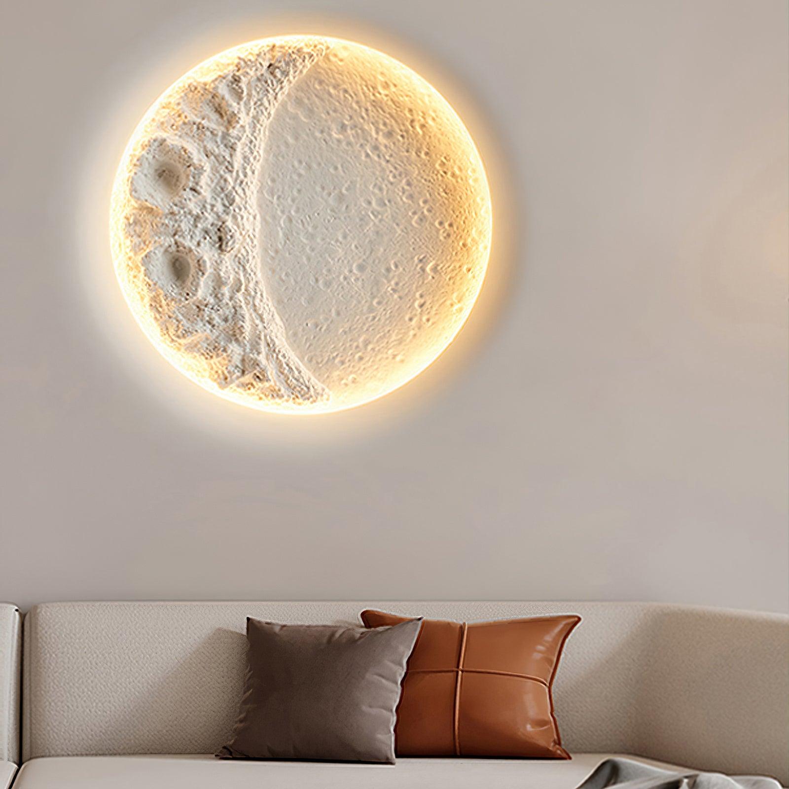 Gypsum Moon Wall Lamp - Lamp Outdoor
