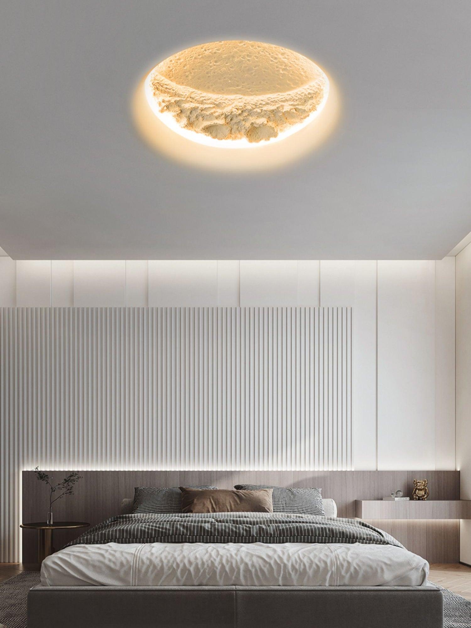 Gypsum Moon Wall Lamp - Lamp Outdoor