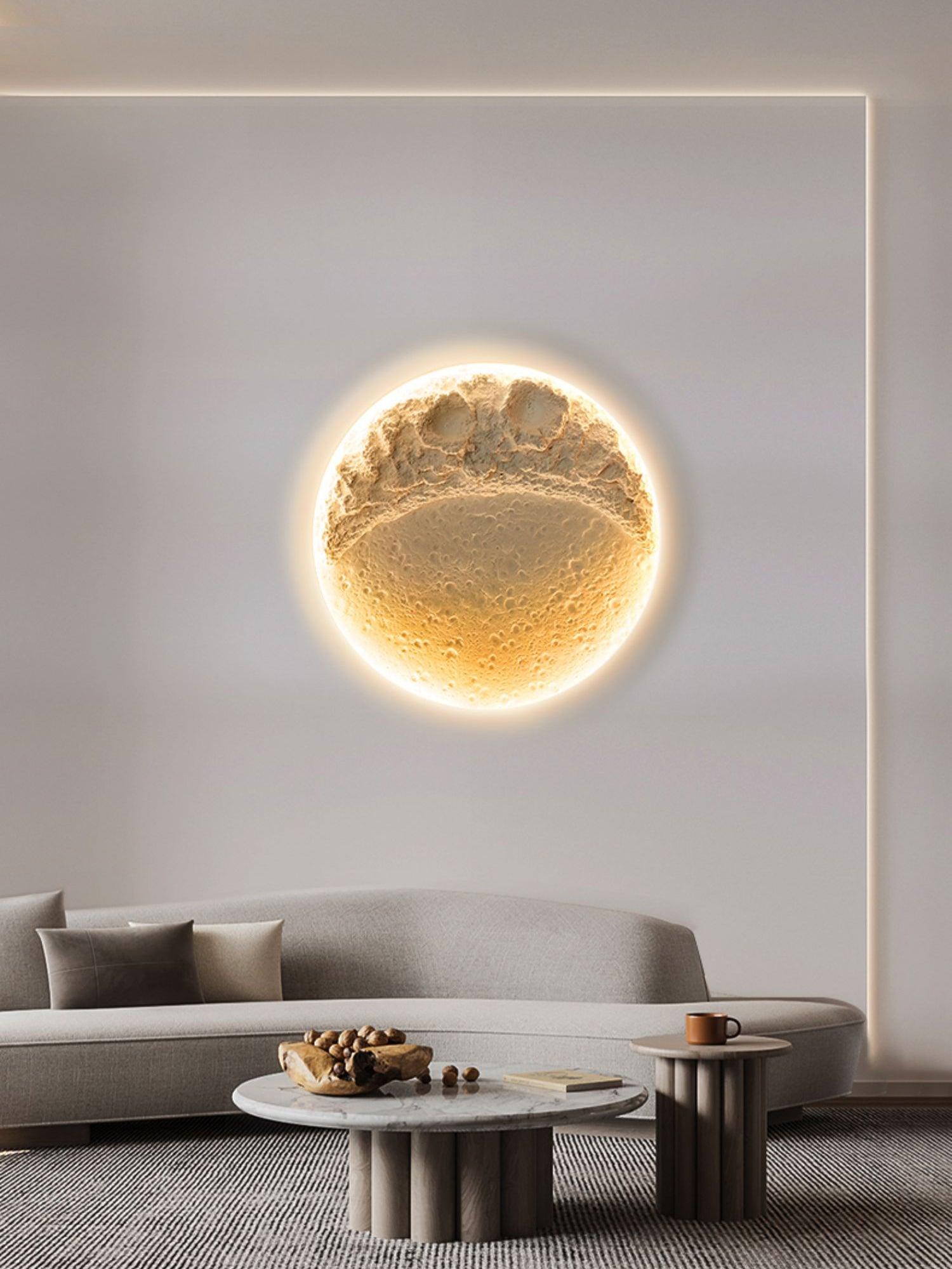 Gypsum Moon Wall Lamp - Lamp Outdoor