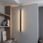 Waterproof Long Linear LED Wall Lamp Outdoor Wall Lights Black Porch Lights - Lamp Outdoor