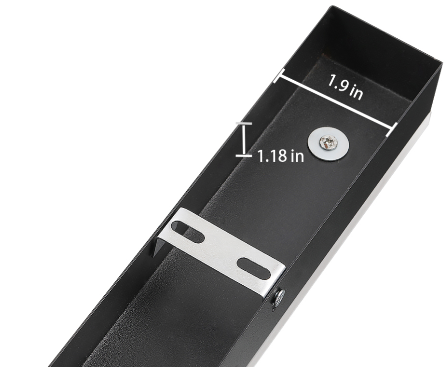 Black Long LED RGB Linear Lights Outdoor Waterproof Wall Lighting - Lamp Outdoor