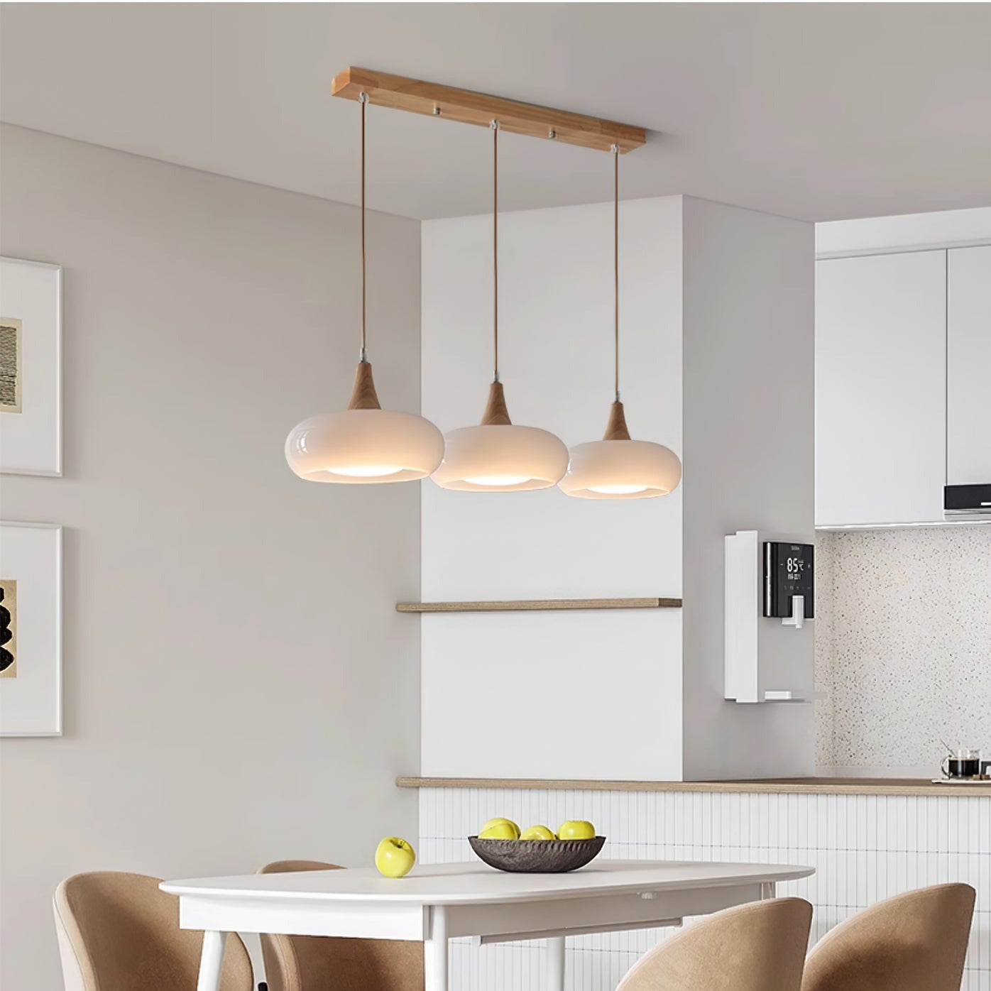 Charlotte Pendant Light Wood - Lamp Outdoor