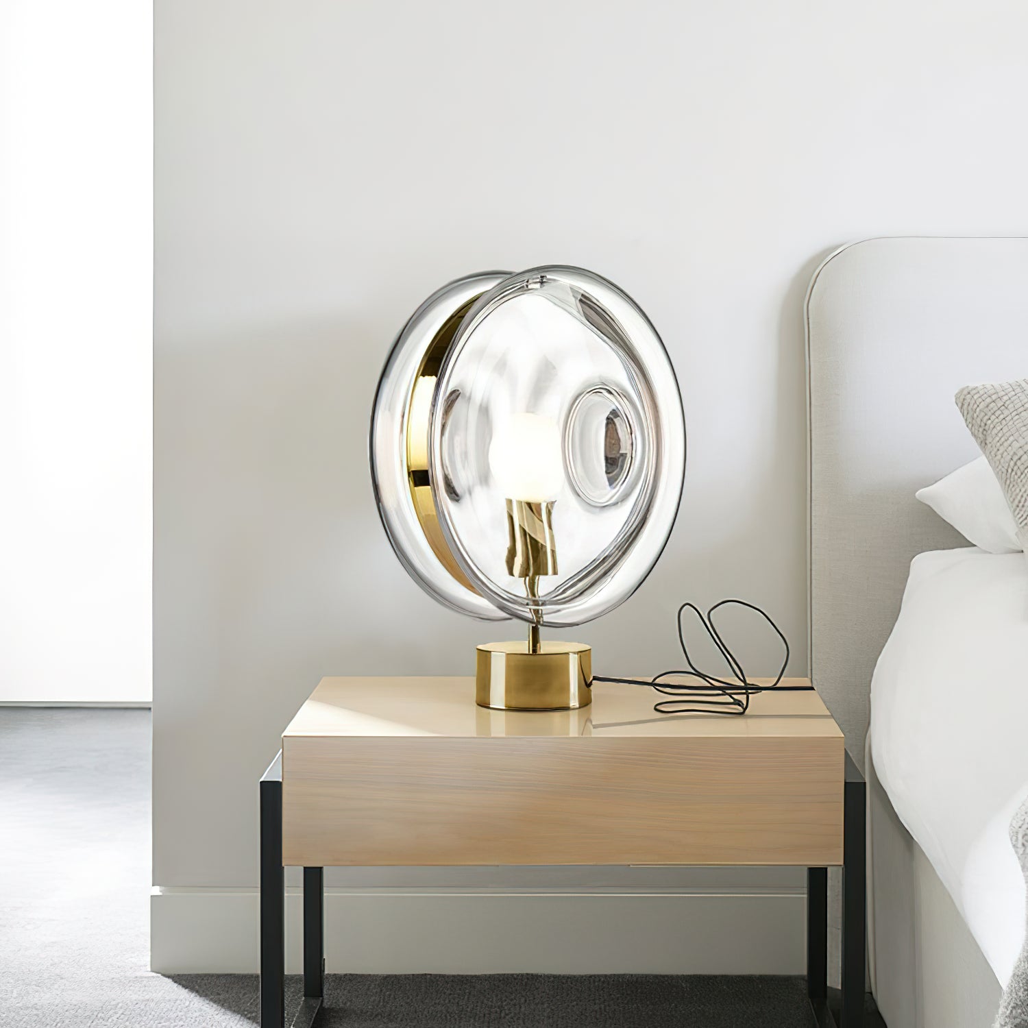 Hailie Modern Glass Table Lamp