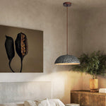 Half Dome Vintage Ceramic Pendant Lamp - Lamp Outdoor
