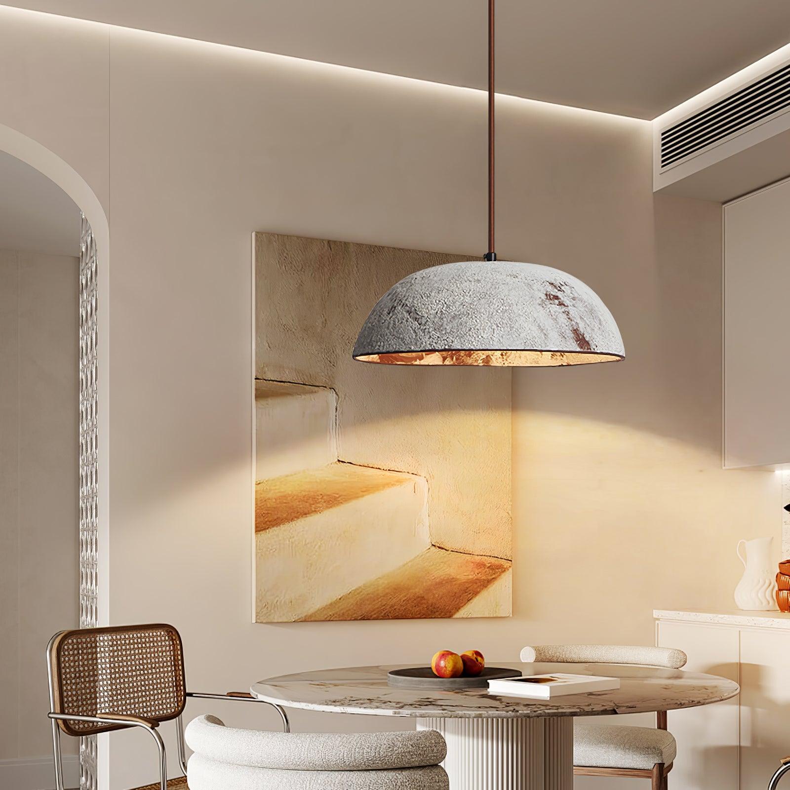 Half Dome Vintage Ceramic Pendant Lamp - Lamp Outdoor