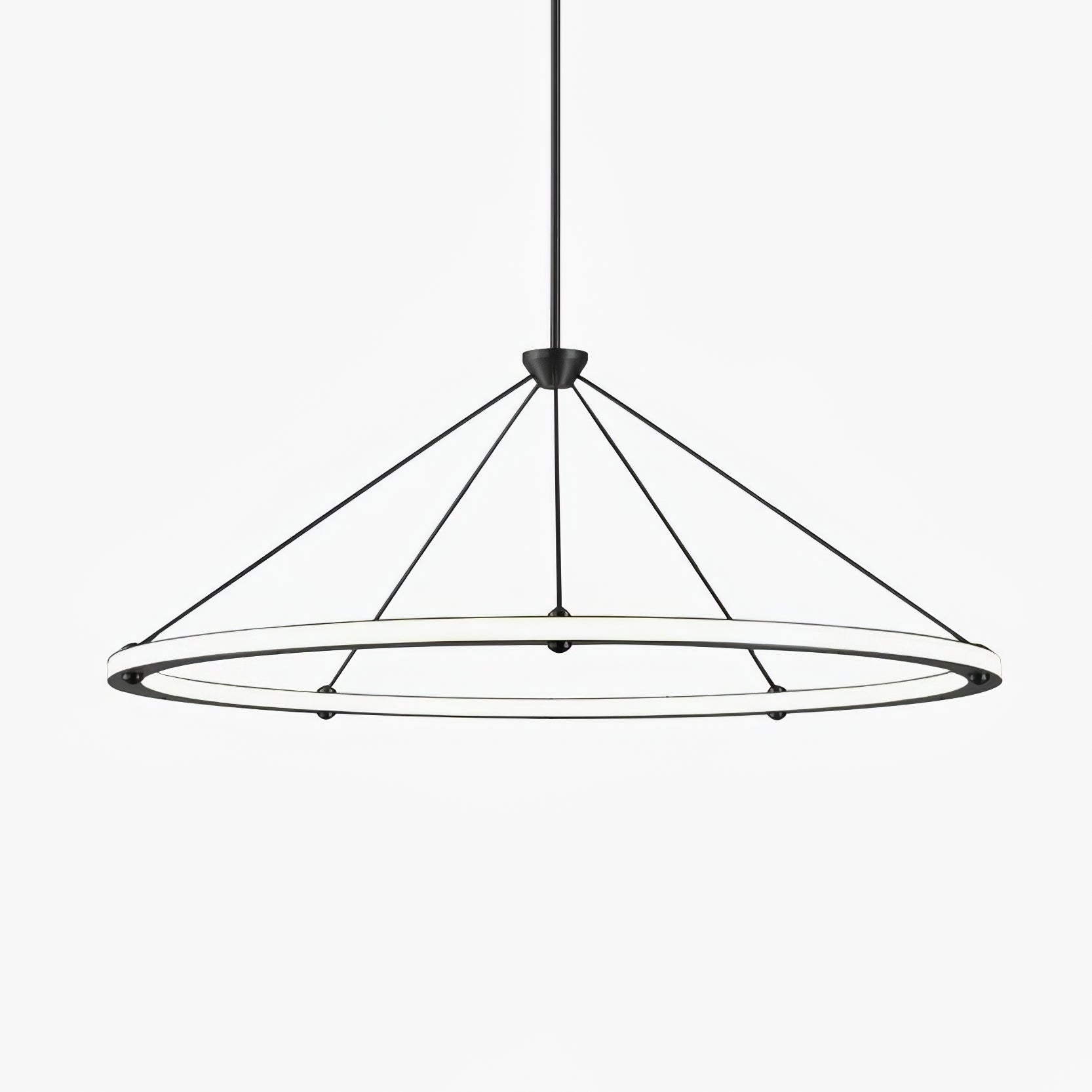 Cascading Ring Circle Pendant Lamp - Lamp Outdoor