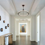 Cascading Ring Circle Pendant Lamp - Lamp Outdoor