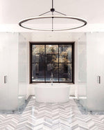 Cascading Ring Circle Pendant Lamp - Lamp Outdoor