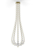 PearlCascade Glass Bead Chandelier - Lamp Outdoor