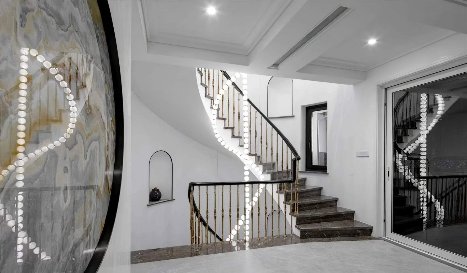 Zalvarin Brass Sputnik Chandelier - Lamp Outdoor