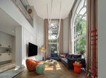 PearlCascade Glass Bead Chandelier - Lamp Outdoor