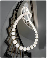PearlCascade Glass Bead Chandelier - Lamp Outdoor