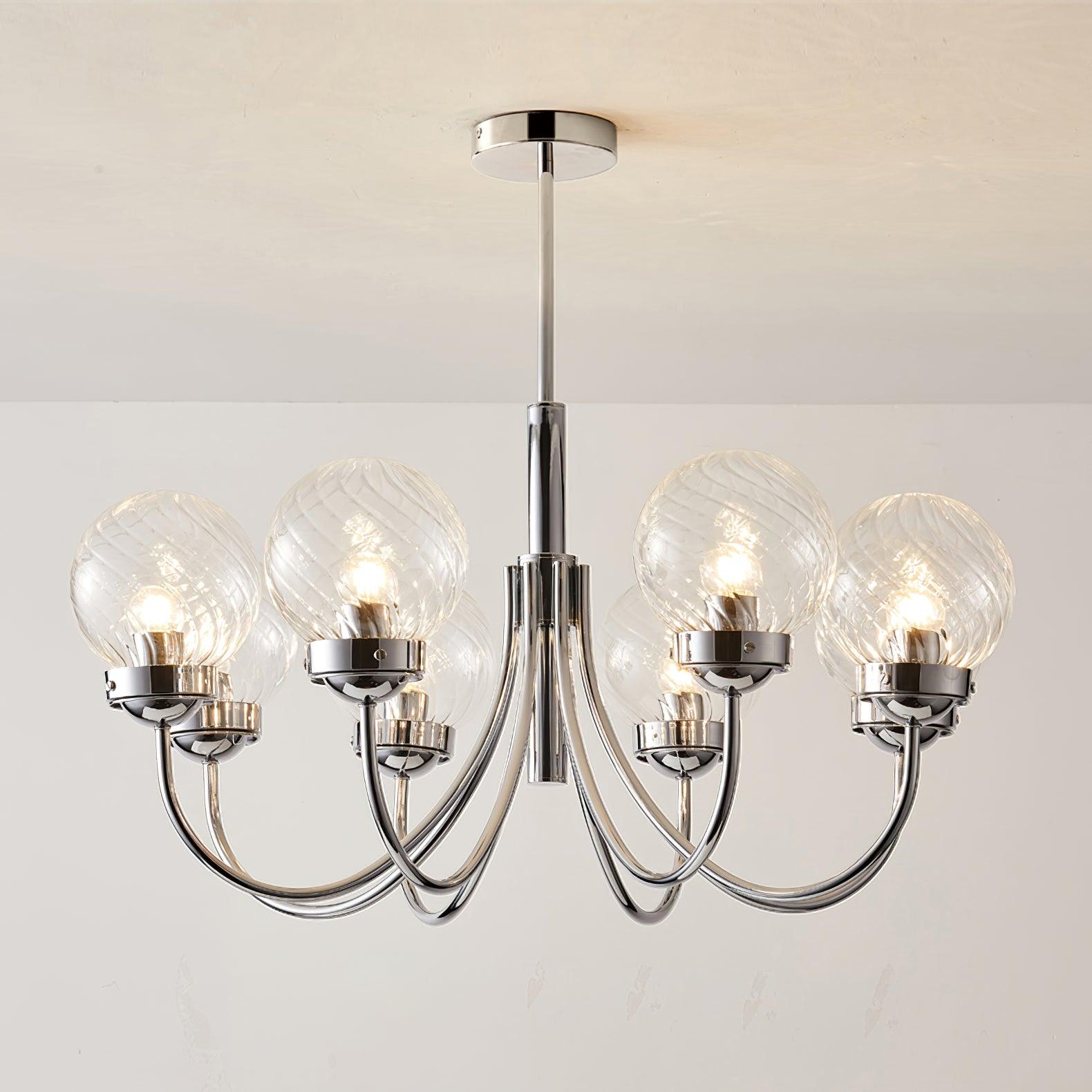 Armiriel Elegance Nordic Glass Metal Chandelier - Lamp Outdoor