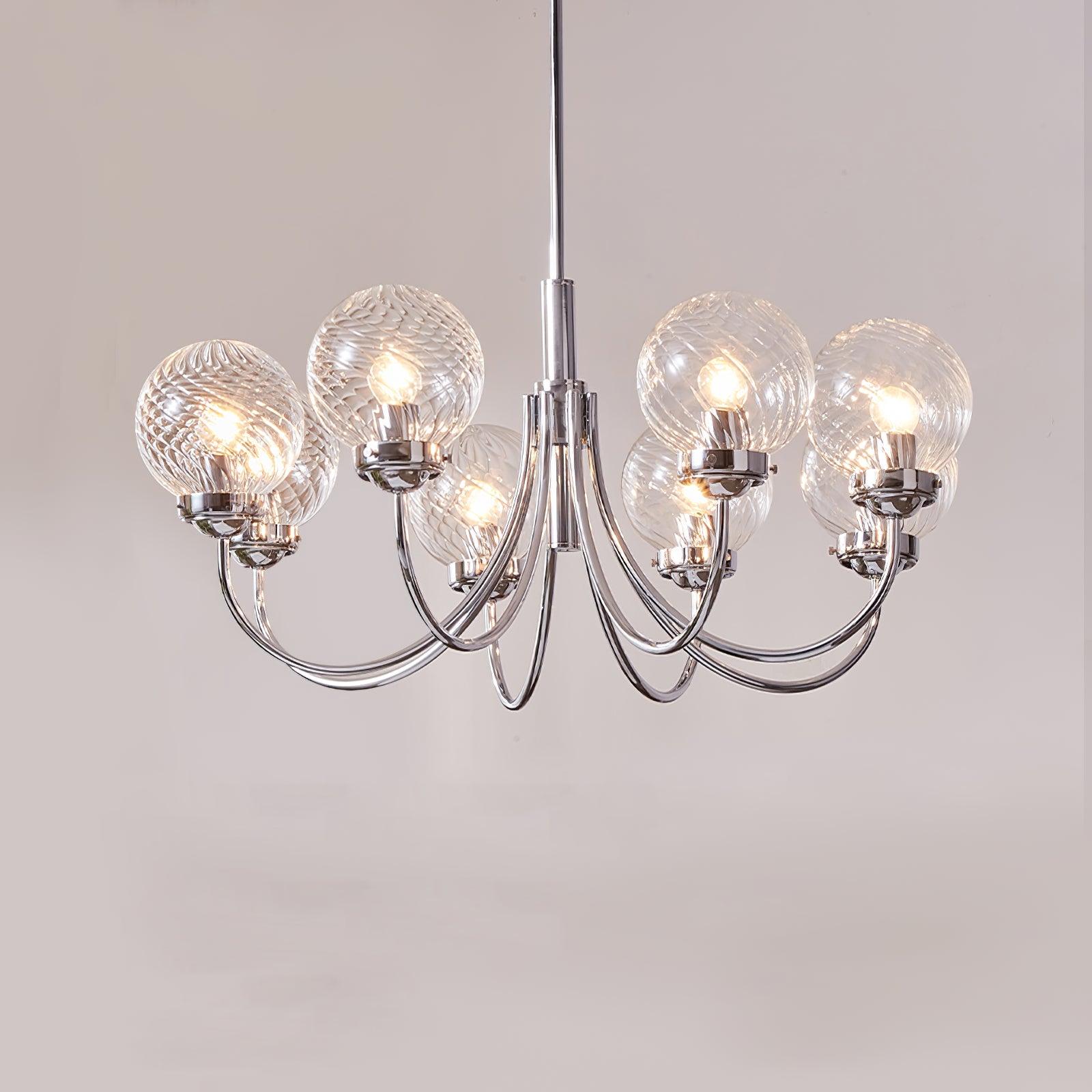 Armiriel Elegance Nordic Glass Metal Chandelier - Lamp Outdoor