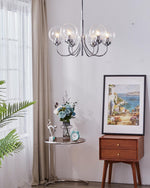 Armiriel Elegance Nordic Glass Metal Chandelier - Lamp Outdoor