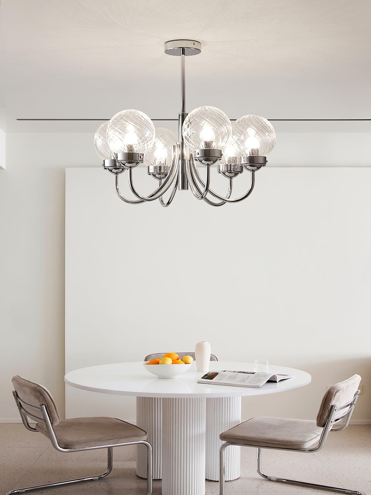 Armiriel Elegance Nordic Glass Metal Chandelier - Lamp Outdoor