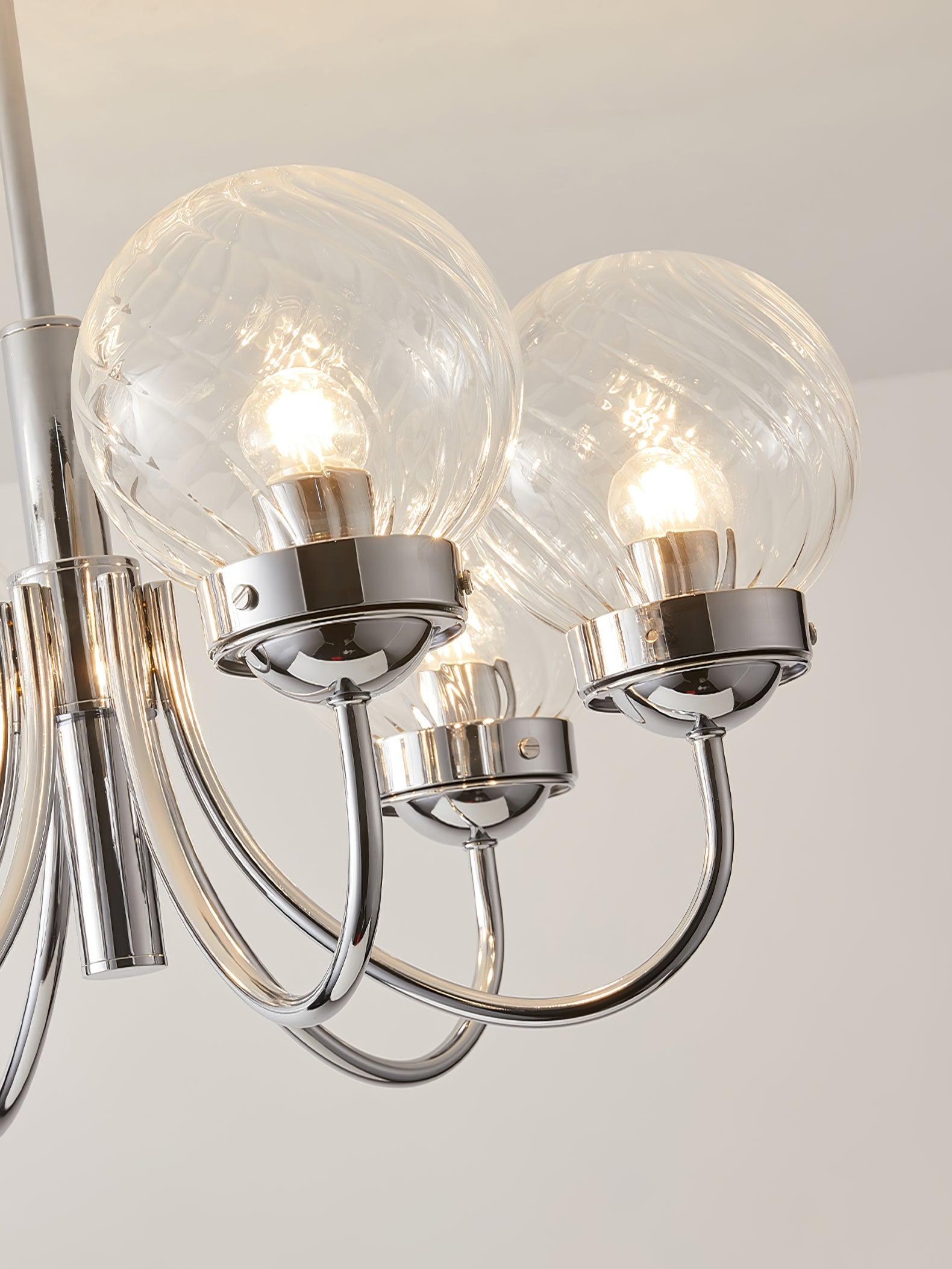 Armiriel Elegance Nordic Glass Metal Chandelier - Lamp Outdoor