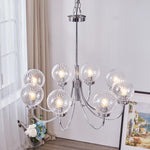 Armiriel Elegance Nordic Glass Metal Chandelier - Lamp Outdoor