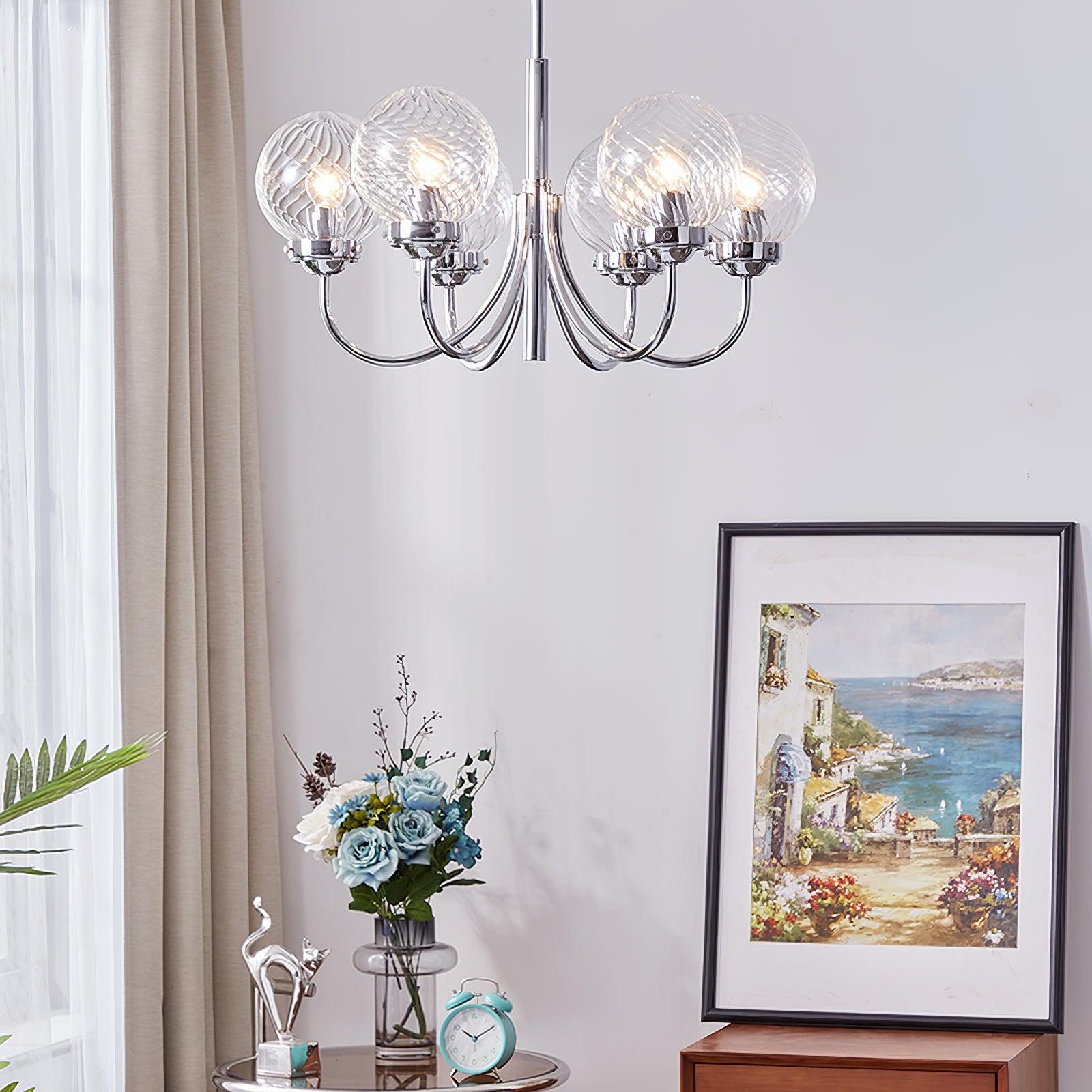 Armiriel Elegance Nordic Glass Metal Chandelier - Lamp Outdoor