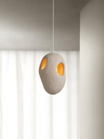 Hand-Built White Pendant Lamp - Lamp Outdoor