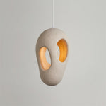 Hand-Built White Pendant Lamp - Lamp Outdoor