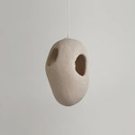 Hand-Built White Pendant Lamp - Lamp Outdoor