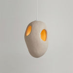 Hand-Built White Pendant Lamp - Lamp Outdoor