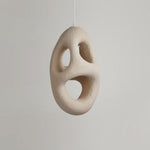 Hand-Built White Pendant Lamp - Lamp Outdoor