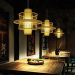 Handmade Sigyn Bamboo Pendant Lamp - Lamp Outdoor