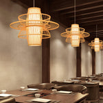 Handmade Sigyn Bamboo Pendant Lamp - Lamp Outdoor