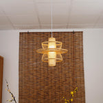 Handmade Sigyn Bamboo Pendant Lamp - Lamp Outdoor