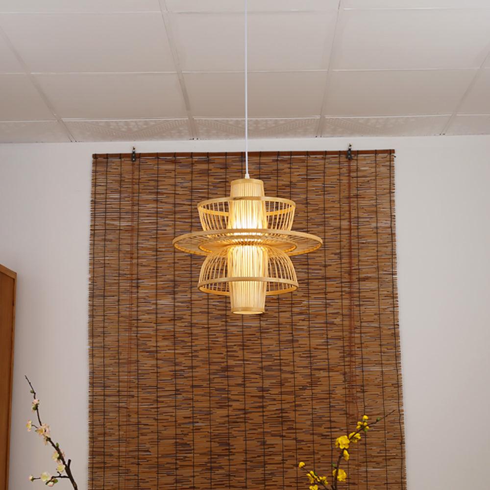 Handmade Sigyn Bamboo Pendant Lamp - Lamp Outdoor