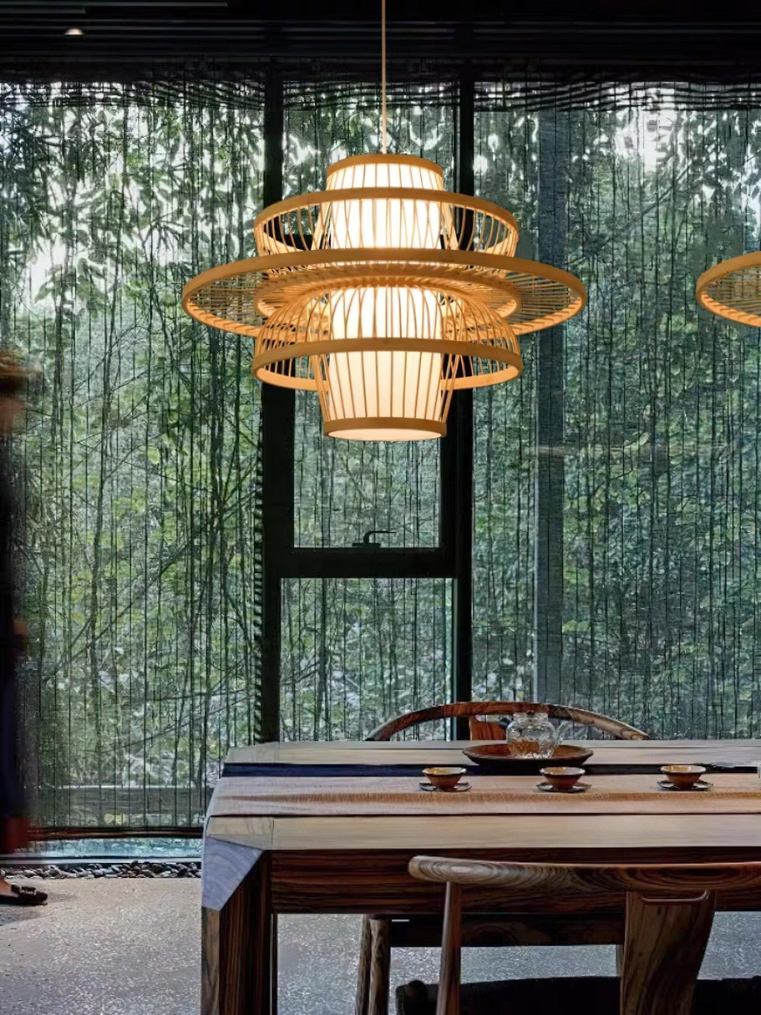 Handmade Sigyn Bamboo Pendant Lamp - Lamp Outdoor