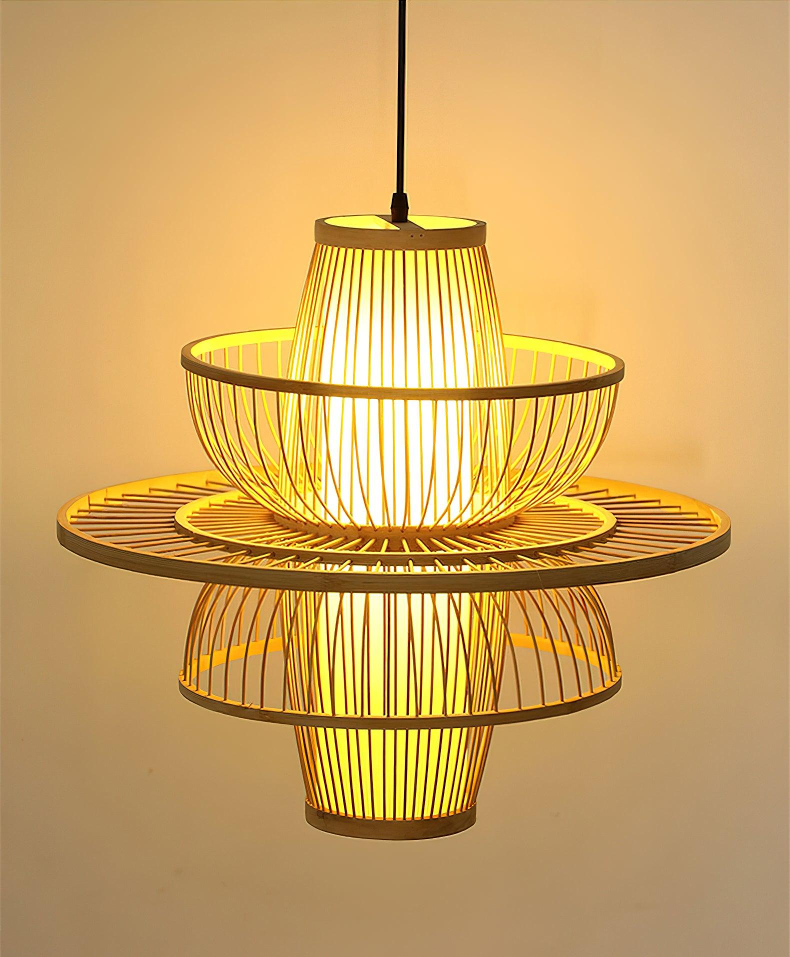 Handmade Sigyn Bamboo Pendant Lamp - Lamp Outdoor