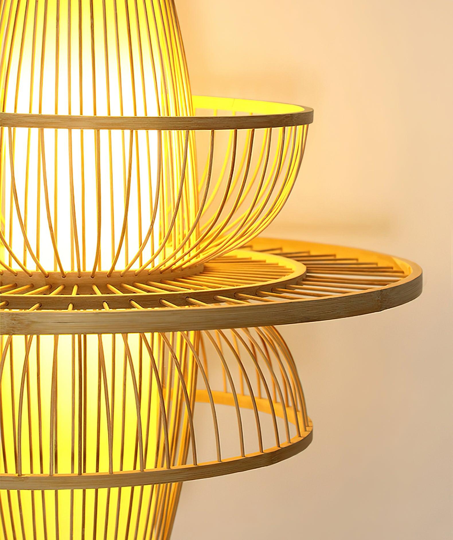 Handmade Sigyn Bamboo Pendant Lamp - Lamp Outdoor