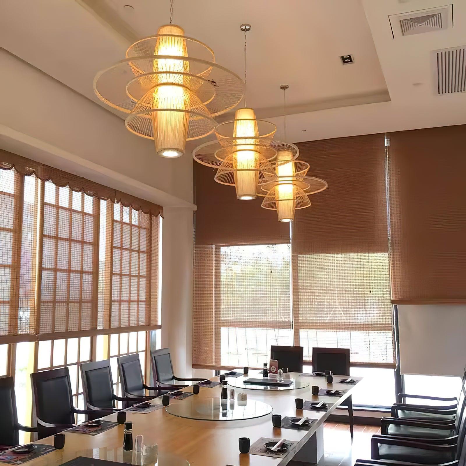 Handmade Sigyn Bamboo Pendant Lamp - Lamp Outdoor