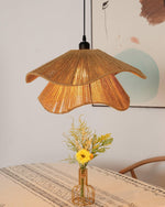 Handmade Straw Hat Pendant Lamp - Lamp Outdoor