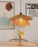 Handmade Straw Hat Pendant Lamp - Lamp Outdoor