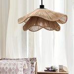 Handmade Straw Hat Pendant Lamp - Lamp Outdoor