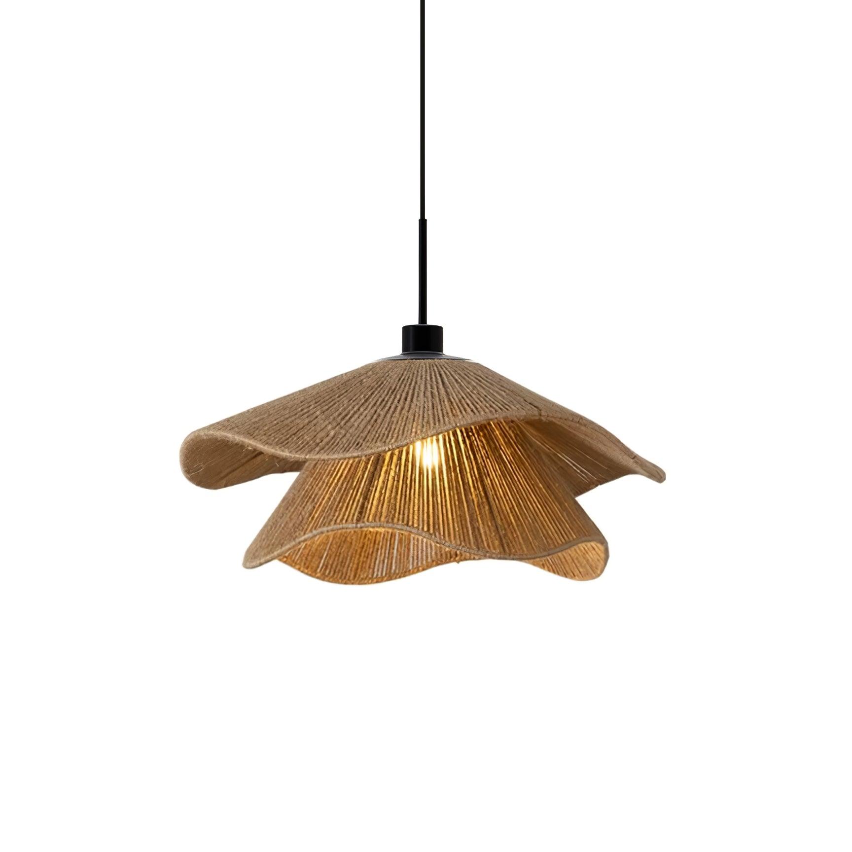 Handmade Straw Hat Pendant Lamp - Lamp Outdoor