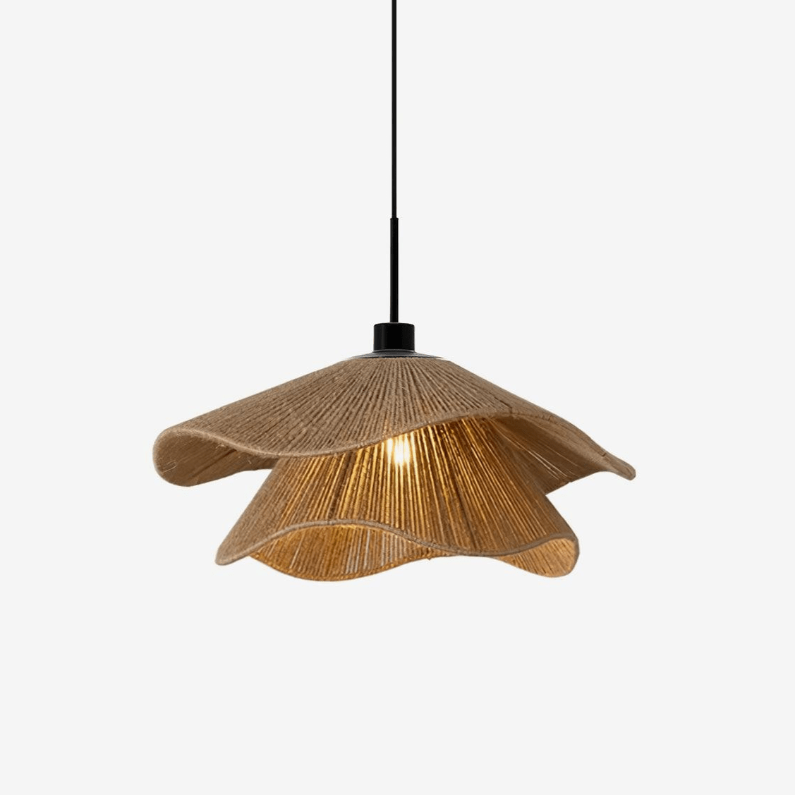 Handmade Straw Hat Pendant Lamp - Lamp Outdoor