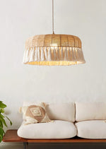 Handwoven Jute Pendant Light - Lamp Outdoor