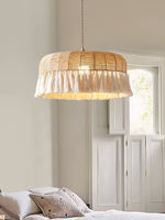 Handwoven Jute Pendant Light - Lamp Outdoor