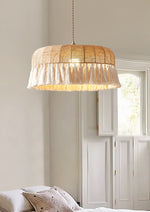 Handwoven Jute Pendant Light - Lamp Outdoor